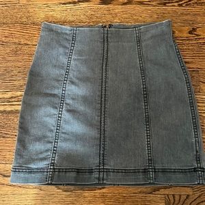 Grey free people mini skirt!!!